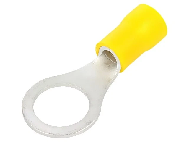 10x ST-085/Y cable lug: ring M10 Ø: 10.5mm 4-6mm² crimp connection insulated ... - Image 1 of 1