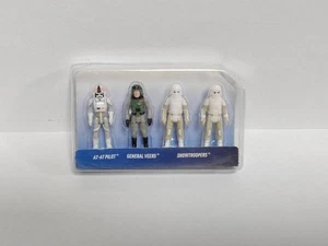 4Pcs STAR WARS Micro Galaxy Squadron Figures AT-AT PILOT GENERAL VEERS SNOW FIGS - Picture 1 of 1