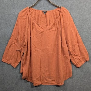 Top Talbots donna 2X più blusa floreale boho leggera matura delicata costiera - Foto 1 di 11