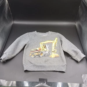 Tractors, Trucks, & Toys - Construction Toddler Crewneck Kids Sweater Gray ** - Picture 1 of 7