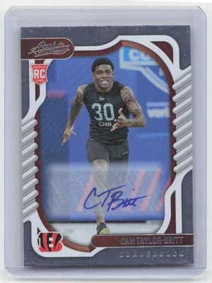 2022 Panini Absolute #150 Cam Taylor-Britt Signature Rookies - Image 1 of 2