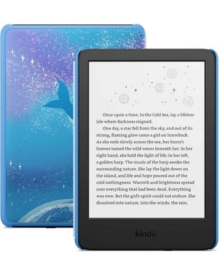 🔥NEW SEALED🔥 Amazon Kindle Kids' 6" e-Reader (2024) - Space Whale - Image 1 of 4