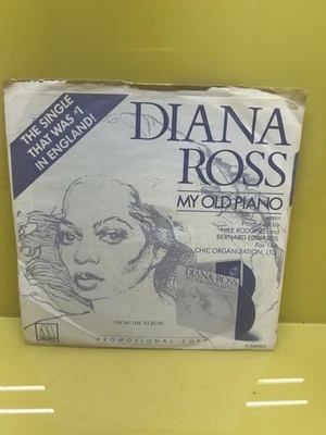 diana ross my old piano demo DJ Promo 45 Record 7” ￼ Vinyl Rare Picture Sleeve￼￼ - Image 1 of 3