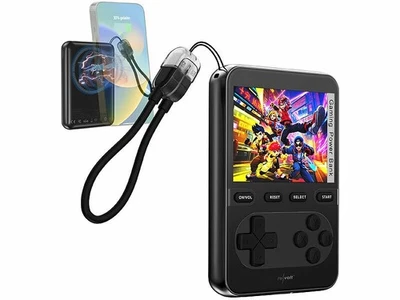 Gaming-Powerbank 10000mAh mit Qi & MagSafe, 20W, Konsole mit 200 Spielen - Bild 1 von 4