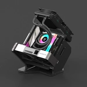 Rhino S Mini ITX Open Air Frame Case - Picture 1 of 5