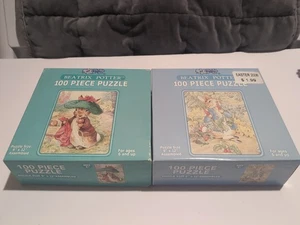 Beatrix Potter 100-teiliges Puzzle Benjamin Bunny 2003-Set mit 2 9 x 12 Puzzles - Bild 1 von 5