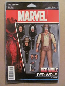 Red Wolf #1 Marvel Comics 2015 Series Action Figure Variant 9.4 Near Mint - Picture 1 of 3