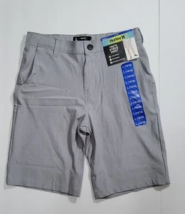 Hurley Youth Hybrid Shorts Boys Adjustable Waist Size Large (14-16), Gray New - Picture 1 of 9