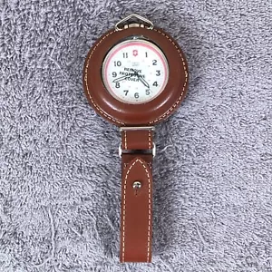 Marlboro Unlimited II Swiss Army Stainless Steel Case Quartz Pocket Watch - Picture 1 of 8