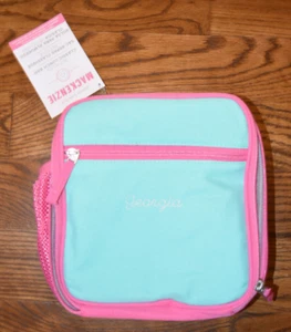 Pottery Barn Kids Turquoise Recycled Classic Lunch Box NWT Georgia Name - Picture 1 of 2