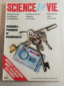 N83 Science And Life No. 767 August 1981 Oil Solaire, Rubik's Cube, Osirak DIY - Foto 1 di 4