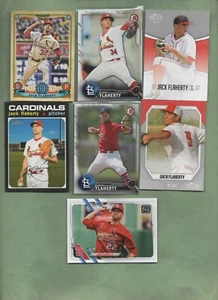 Jack Flaherty (St.Louis Cardinals) 14 Card Lot w/Rookie cards - Picture 1 of 2