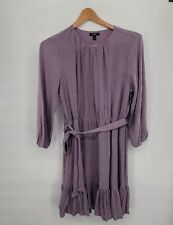 NWT Vera Wang Simply Vera Dress, Lavender, Sheer Sleeves, Size XL