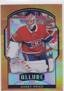 20/21 ALLURE..CAREY PRICE..SUNSET..CARD # 55..CANADIENS..FREE COMBINED SHIP - Bild 1 von 1