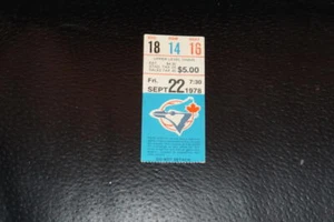 SEPT 21 1978 RED SOX AT BLUE JAYS DH TICKET STUB BEAT RED SOX 5-4 BOSETTI 2-5 - Picture 1 of 2