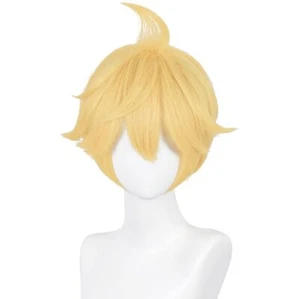 Laobao Cosplay Wig Blonde Ponytail Lolita Gal Wig Wig Twintail Heat Resis_ - Picture 1 of 6