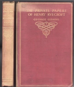 The Private Papers of Henry Ryecroft George Gissing Constable 1912 ed - Picture 1 of 3