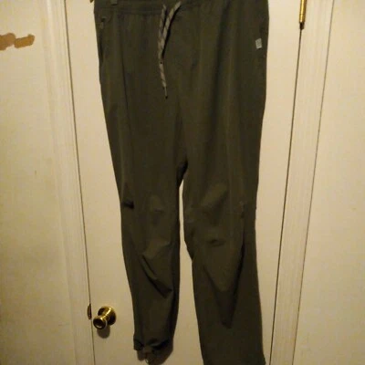 Llbean Canvas Pants/joggers Quick Dry Lightweight Size Large X 30 Green - Image 1 of 4
