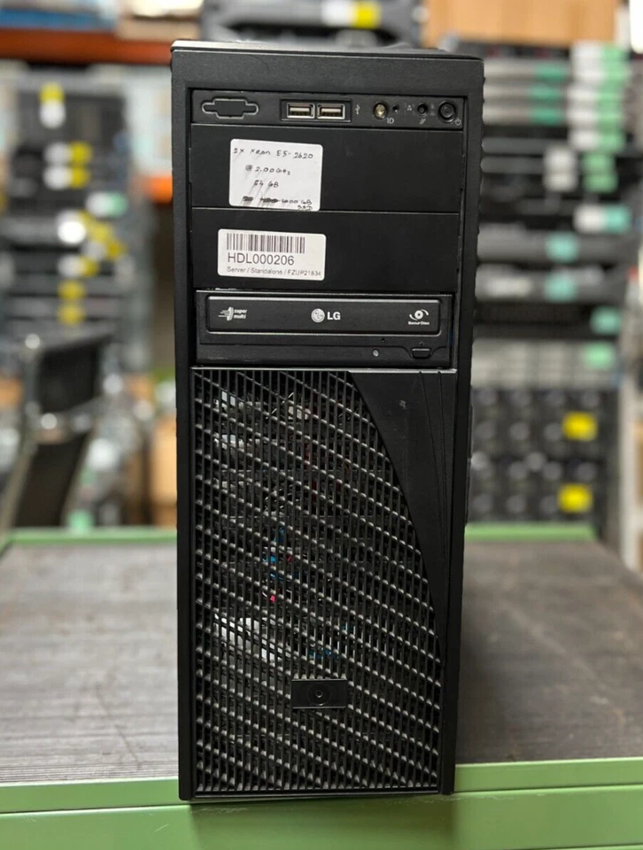 INTEL TWR Server E5-2620 @2GHz 24GB RAM 120GB SSD NoHDDs | G19902-001 — 第 1/4 张图片