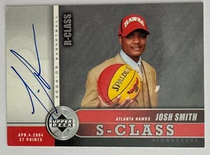 Josh Smith 2004-05 Upper Deck R-Class S-Class Signatures RC AUTO Hawks READ - Picture 1 of 2