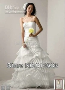 Galina Signature Organza& Lace Wedding/Bridal Dress w/Extras Sz:10-14, SWG473 - Picture 1 of 8