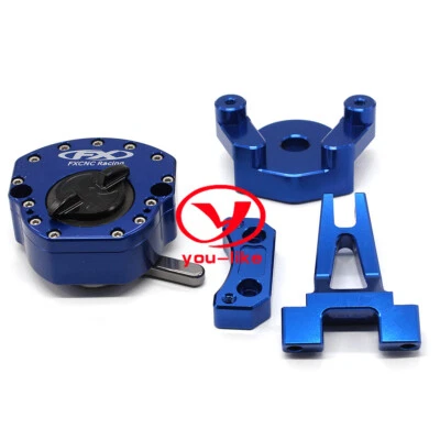 Kit de montaje CNC para YAMAHA YZF R25 YZF R3 14-2016 montaje y amortiguador de dirección azul Foto 1 de 4