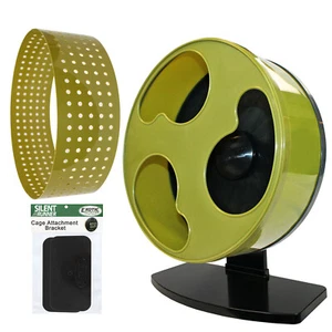 Silent Runner Wheel 12" WIDE + Autoclean Track + Cage Attachment - Package Set - Picture 1 of 12