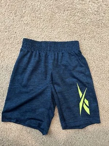Boys Reebok Navy Blue Shorts Size 6 - Picture 1 of 3