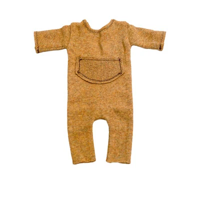 Completo Ocra per Fotografia Newborn – Tuta Pagliaccetto per Neonato - Immagine 1 di 4