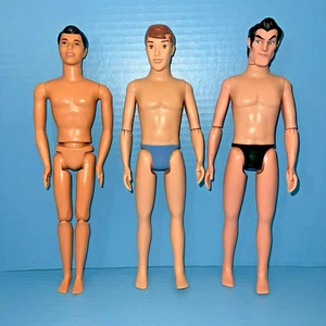 Mattel Prince Charming Disney Store Phillip & Gaston Nude Male Boy Doll Lot - Picture 1 of 10