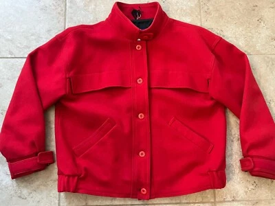 Abrigo Chaqueta De Colección The WOOLRICH Mujer Lana Pura Hecho en EE. UU. Para Mujer’s L Foto 1 de 4