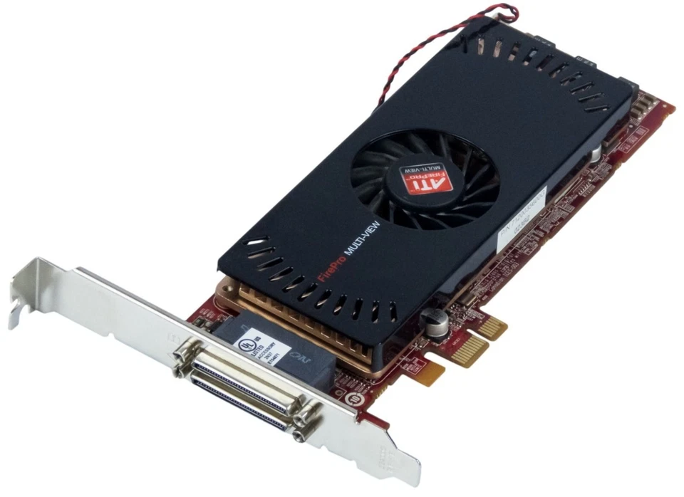 Scheda Grafica ATI Firepro 2450 Multi-View 512MB PCI-Ex1 Opengl 2.1 Directx 10.1 - Immagine 1 di 2
