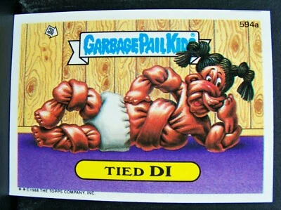 GPK, 1988, 15th Series, Non Die-Cut, #594a Tied DI - Black Line ERROR Card, OS15 - Image 1 of 2