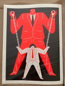 Cleon Peterson Little Man Big Man Mueller / Trump - Banksy Shepherd Fairey Obey - Foto 1 di 1