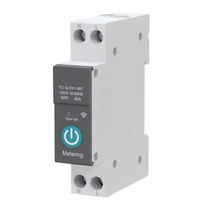 WiFi Smart Circuit Breaker Switch With Metering Remote Control DIN Rail Tuya APP - Bild 1 von 30