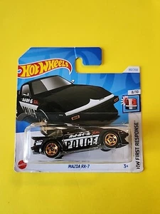 2024 Hotwheels Mazda RX-7. Short Cards. Color: Green - Bild 1 von 8
