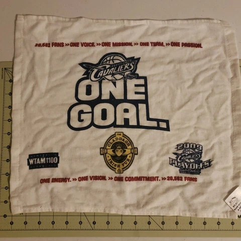 Cleveland Cavaliers Vintage 2009 Playoffs SGA "One Goal" Towel - w tag Cover