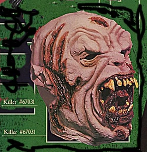 NW VINTAGE KILLER MASK Latex Prop by MASK Illusions Rubies #67031lot 927 - Picture 1 of 12