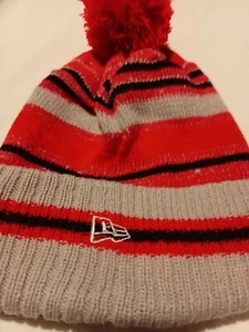 NFL New Era San Francisco 49ers Beanie Red White Gold Grey - Picture 1 of 3