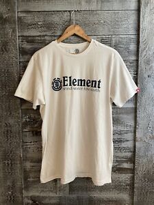 Element Wind Water Fire Earth T Shirt White Men’s Size XL Good Condition 