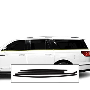 Fits Lincoln Navigator L 2018+ Chrome Delete Decal Blackout Vinyl Film Trim - Picture 1 of 6
