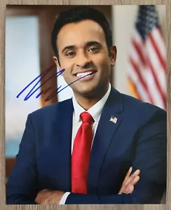 Vivek Ramaswamy Signed 8x10 Photo 2024 Republican Presidential Candidate RAD - Picture 1 of 1