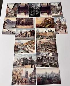 Cartoline Rafael Tuck & sons oilette Londra, Berlino lotto misto misto di 17 cartoline - Foto 1 di 19