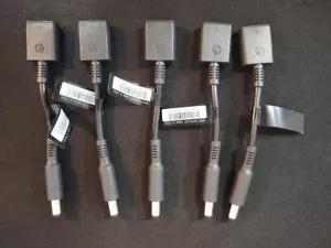 Lot (5) HP 4.5mm To 7.4mm Smart Adapter Dongle Cable Cord Converter 734734-001 - Picture 1 of 10