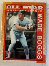 1990 Topps #387 Wade Boggs All Star American League baseball card