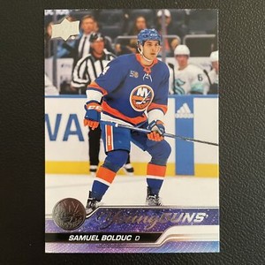 2023-24 Upper Deck Series 1 Young Guns Rookie Samuel Bolduc #209 Islanders