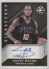 2015-16 Panini Limited Signatures Spotlight Gold /10 Sonny Weems #LS-SW Auto