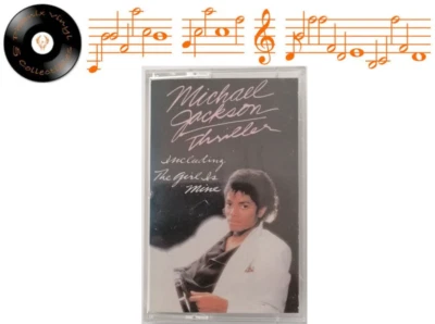 Michael Jackson Thriller Cassette Tape Album - EX - Image 1 of 4