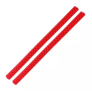 RED Heat Resistant Silicone Oven Rack Cover Edge Guard Protector 14 inch - Picture 1 of 2