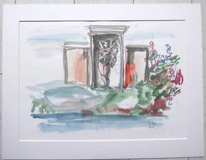 MARKUS LÜPERTZ - "BLICK IN DEN PARK" - FARBLITHOGRAFIE - Bild 1 von 3